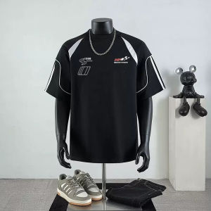 XIBAIYI | Extra Large Size Letter Print Cotton T Shirt