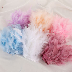 เทศรูปตุ๊กตาไก่งวง DIY ขนไก่ ตกแต่งขอบผ้า เครื่องประดับแฟชั่น งานฝีมือ เครื่องประดับตกแต่งบาร์ เลื่อม