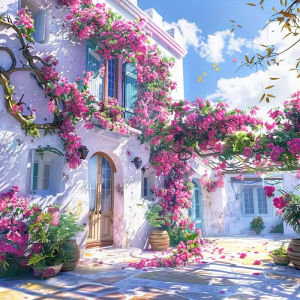 500/1024PCS Jigsaw Puzzle House Garden Landscape Art For Adults Great Weekend Relaxation And Family Fun