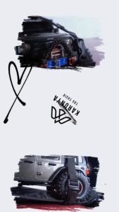 Karunya Tas Tasik - Tas gendong mobil Remot Control 1/18 ransel mobil RC 1/18