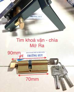 chính hãng] mẫu mới 012427 Khoá cửa tay gạt cao cấp của Việt Tiệp với thân khóa SUS 304 dùng cho nhôm Xingfa hệ 55 - Bảo hành 2 năm