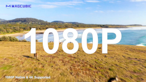 Magcubic L018 Projector 650ANSI การแก้ไขอัจฉริยะ Android 11.0 Full HD 1080P การถอดรหัส 4k โฮมเธียเตอร์