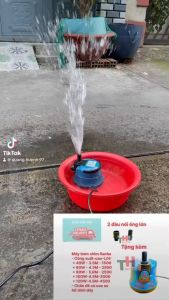 máy bơm nước chìm bể cá sanka có chỉnh áp máy bơm hút cặn đáy hồ