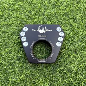 VermilionBird | VB-P34 Golf Putter Head Aluminum CNC Milled High MOI Hollow Mallet Putter Head Adjustable Weight Screw Universal Golf Club Head