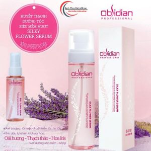 Tinh Dầu Obsidian Silky Flower Serum Dưỡng Tóc Siêu Bóng Và Mền Mượt Tóc 45ml/110ml
