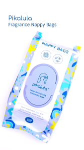 Pikalula Disposable Scented Nappy Bags | Portable Plastic Bags for Disposing Baby Diapers | Plastik Beg Lampin Bayi
