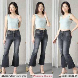 CELANA JEANS WANITA CUTBRAY IMPORT KANCING DUA PREMIUM QUALITY