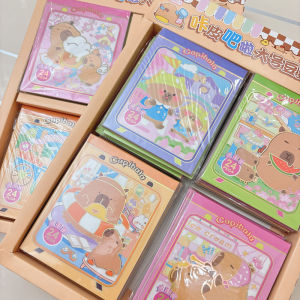 หนังสือติดกระดาษที่น่ารักสำหรับเด็กผู้หญิง บันทึกการ์ตูน หนังสือบันทึกการ์ตูน ลายติดกระดาษ หนังสือบันทึกแบบดั้งเดิม