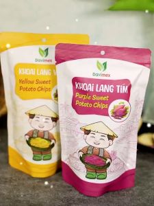 Khoai Lang Sấy Giòn-Ngon Ngọt Tự Nhiên Ăn Ngon Sống Khỏe ĐV- Sen Đại Việt- Gói 50g