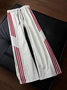 LIUBU | Mens Ice Silk Stripe Quick-Dry Summer Pants