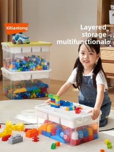 Citylong | Clear Dual Layer LEGO Storage Box