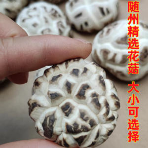 Shiitake Mushrooms Dried White Flowered 500g Foot Trimmed Farmhouse New Stock Thick Fleshed Edible Agricultural Products