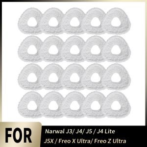 Durable Reusable Mop Cloths Part For Narwal J3 J4 J5 J4 Lite J5X Freo X Ultra Freo Z Ultra Robot Vacuum Cleaner Pad Accessory