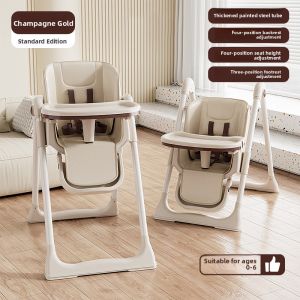 Portable Folding Baby High Chair Multi-Function Childrens Dining Table Seat Baby Chair Meal Time Chair for Babies And Kids