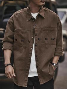 Áo Sơ Mi Cotton Dài Tay Rộng Rãi Cho Nam Mùa Thu Thường Ngày Phong Cách Công Sở Cỡ Lớn 300 Pound Thương Hiệu Thời Trang