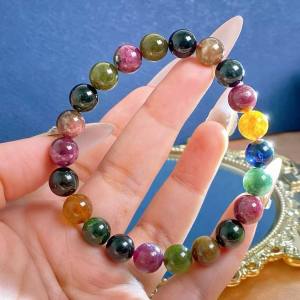 【现货】8mm 碧玺手链|招财开运 × 护身稳定 × 气场提升 ✨ 8mm Tourmaline Bracelet|Wealth • Protection • Aura Boost