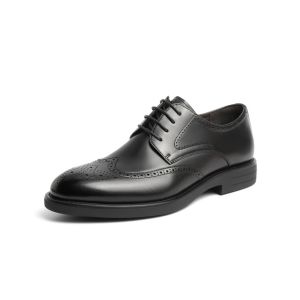 Belle | Elevated Heel Real Leather Mens Shoes for Weddings