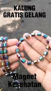 BELI KALUNG MAGNET KESEHATAN GRATIS GELANG MAGNET KESEHATAN