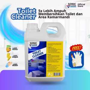 1 Liter Sonic Cleaner Cairan pembersih serbaguna untuk Toilet / Lantai Ubin Keramik / Bak Kamar Mandi / Kran / Shower / Pagar besi holo stainless dll.