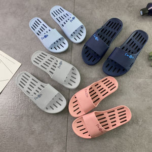 Slippers Female Summer New Household Indoor Couple Mens Bath Non-Slip Bathroom Cut Out Soft Bottom Monnick Sandals