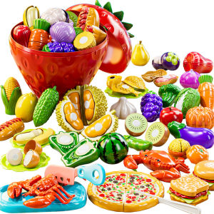 BABYSHOME | Children Vegetable Cutting Pretend Play Toy