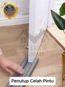 Busa Penutup Celah Lubang Bawah Pintu Sponge Penghalang Debu Angin Kecoa Serangga Draft Door Seal Foam Alas Pelindung