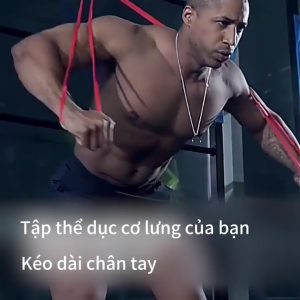 GYM Dây thun dây kháng lực thể dục Dây kháng lực thể dục TPE thiết bị rèn luyện sức mạnhcơ ngực