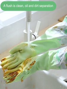 【COD- 24-hour Delivery 】 Long Gloves For Washing Clothes Rubber Gloves Heavy Duty Long Gloves For Women Washing Laundry Glove
