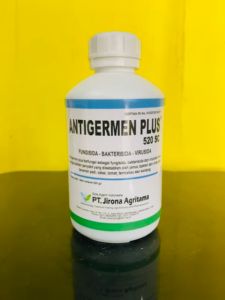 Fungisida ANTIGERMEN PLUS 520 SC isi 250ml untuk penyakit jamur bakteri virus dari Jirona Agritama joss tenann