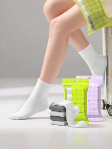 SHI YUE JIE JING | Disposable Cotton Socks for Travel Men and Women Spring Summer