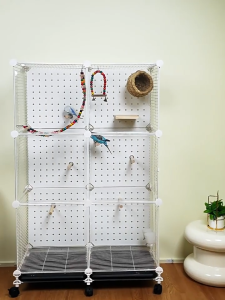 F&G Sangkar burung besar cages parrot kandang merpati bird villa mewah baru rotasi 360 derajat perlindungan matahari rumah burung