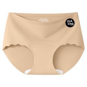 Miiow | MiiOW Cat Lady Seamless Milk Skin Underwear Ladies Summer Thin 10A Antibacterial Cool Feeling No Butt Squeezing Girls Triangle Panties