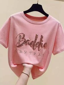 Fashion Embroidered Cotton Loose Fit Slimming Top