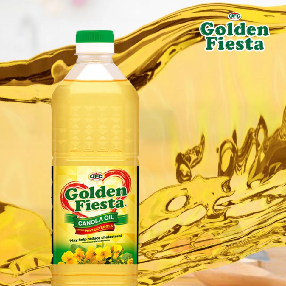 UFC Golden Fiesta Canola Oil 1 L Bundle of 3