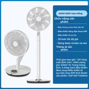 Philips | Quạt Điện Tiết Kiệm Năng Lượng Đảo Chiều DC Điều Khiển Thông Minh