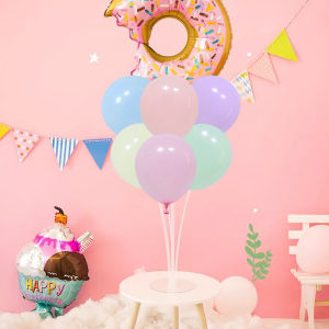 ลูกโป่งรูปมาการอง30/60ชิ้น5นิ้วลูกโป่งลูกอมสีพาสเทลลูกโป่งสีชมพูสีฟ้าสำหรับงานปาร์ตี้วันเกิดของตกแต่งงานแต่งงาน