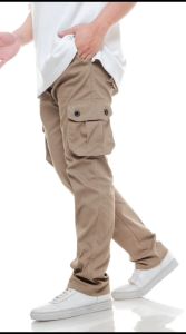 Celana Cargo Gunung Panjang Bahan Elastis Nyaman Di Pakai Black