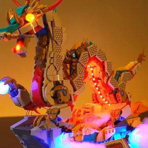 [PRE-ORDER] Light Kit Chinese Festivals Series - Auspicious Dragon 80112 (Only LED Light kit No blocks Model)