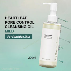 Korean Skincare Heartleaf Pore Control Cleansing Oil Pore Care Blackhead Removal Makeup Daily Deep Facial Cleansing Oil 200ml