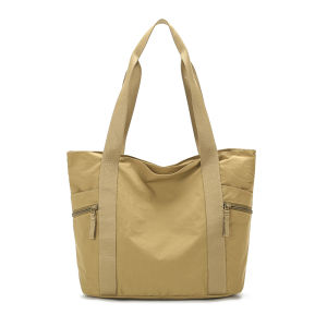 Minimalist Canvas Tote Bag Large Capacity Commuter Bag Womens New Style Single Shoulder Bag 14 Inch Laptop Bag Lightweight