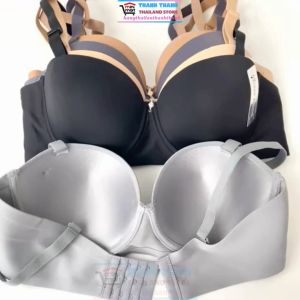Áo lót BigSize mút mỏng Quả ngang Cup C Áo ngực có gọng Dây áo su mềm mại - Nâng Chống Xệ Sister hood 2517