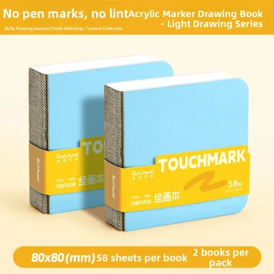 Touch mark | Multipurpose Sketchbook Watercolor Acrylic Marker Dedicated Thick Portable Student Child Drawing