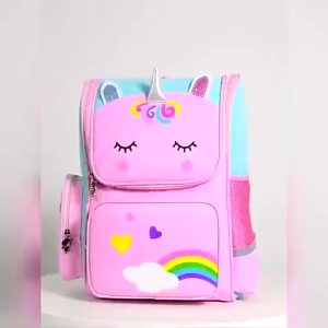 WakayaHome | School Bag For Kids Girl Unicorn Backpack Waterproof Large Kindergarten Primary Sling Bag