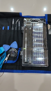 QBLADE Obeng HP Set Lengkap Obeng Set 10122 Tas Biru