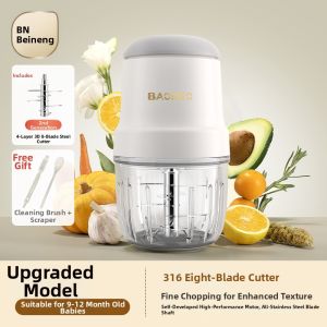 Baoneo | Baby Food Processor Blender Juicer Grinder
