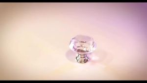 2pcs Tarikan Knop Laci Kristal 40mm Crystal Knob Handel Pintu Lemari Kristal Berlian Handle Dengan Baut