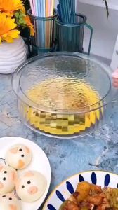 Microwave Splash Proof PC Cover High-temperature Resistant Bowl Cover Household Food Grade Plastic Microwave Hot Dishes Lid