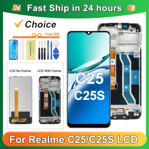 6.5OEM For OPPO Realme C25 RMX3193 For Realme C25S RMX3195 LCD Display Touch Screen Digitizer Assembly Replacement
