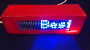 BLUETOOTH CUSTOMIZE SCROLLING TEXT LED MATRIX with BOX READY to USE