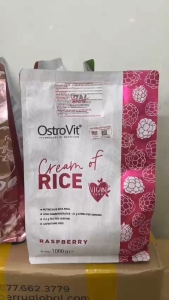 OstroVit Cream Of Rice (1kg) – Bột Gạo Ăn Kiêng Dạng Kem – Dễ Tiêu Dễ Pha Phù Hợp Tăng Cân Siết Cơ